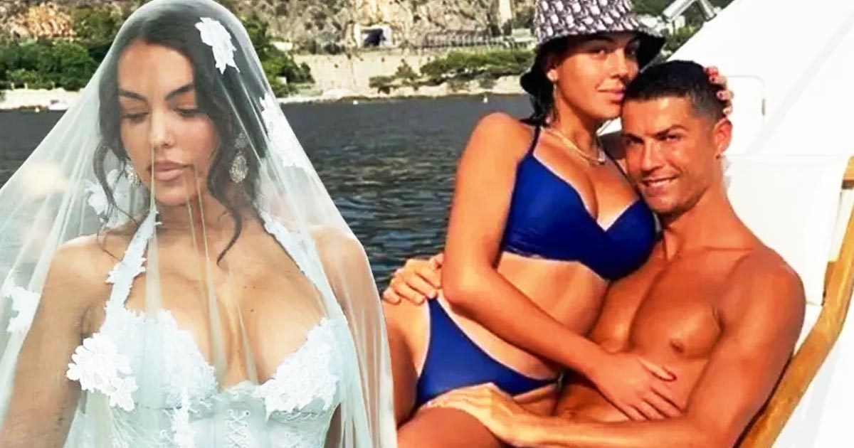 CRİSTİANO RONALDO VE GEORGİNA RODRİGUEZ PORTEKİZ'DE EVLENDİ