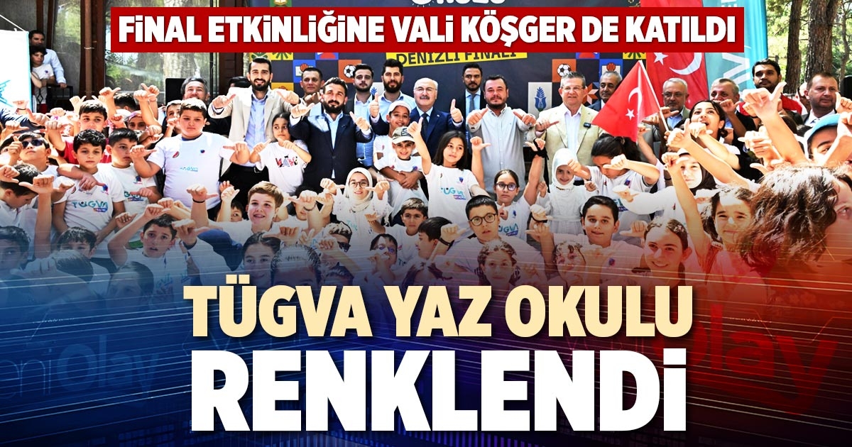 TÜGVA YAZ OKULU RENKLENDİ