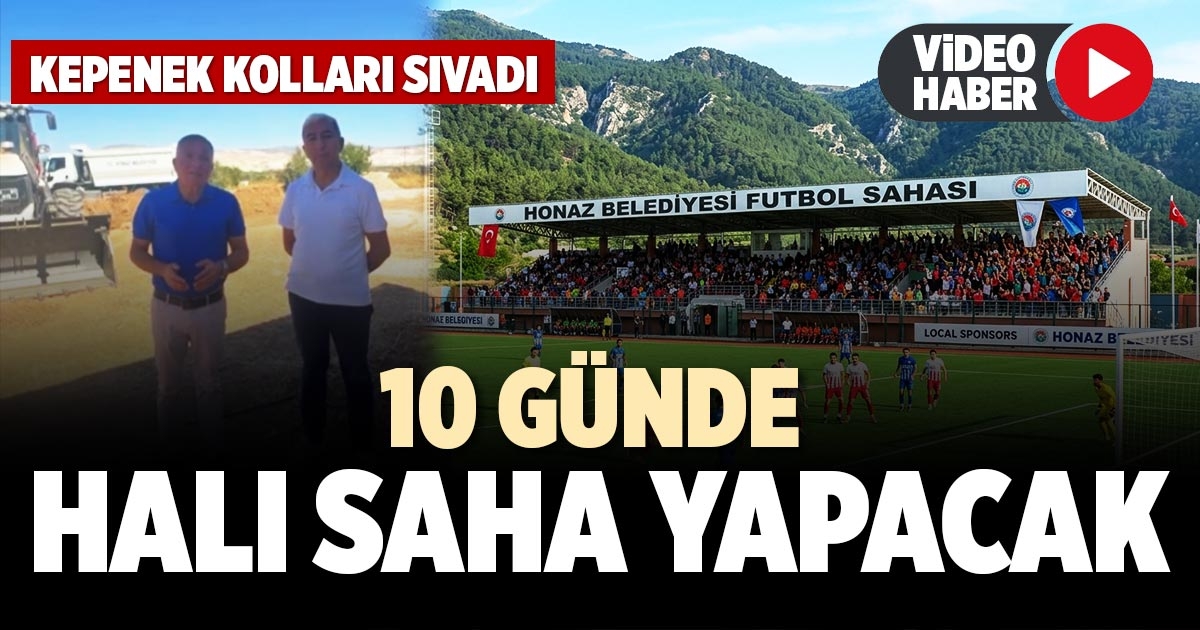 10 GÜNDE HALI SAHA YAPACAK