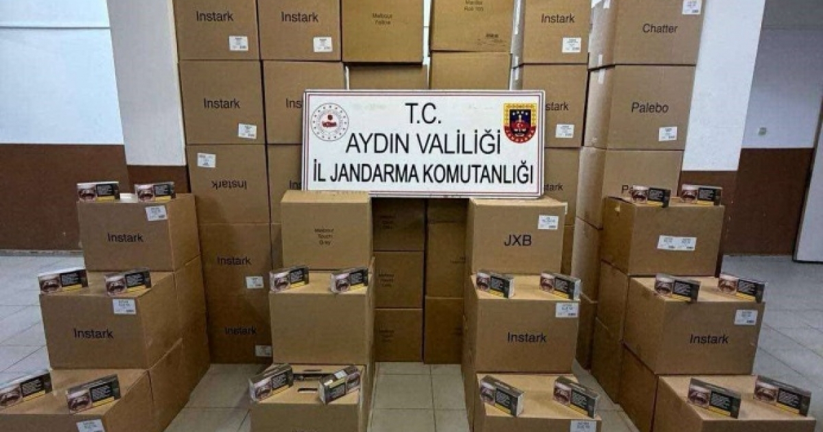 KÖŞK’TE DURDURULAN ARAÇTAN 630 BİN KAÇAK MAKARON ÇIKTI
