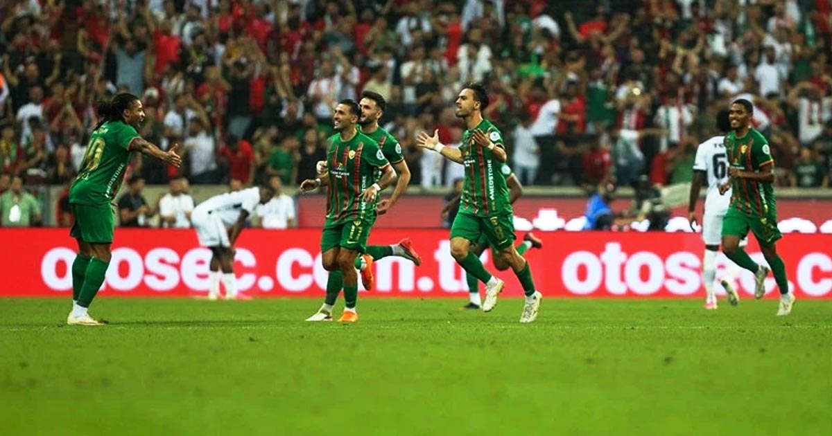 AMEDSPOR BEŞİKTAŞ’I 3-2 YENEREK LİDERLİĞE YÜKSELDİ