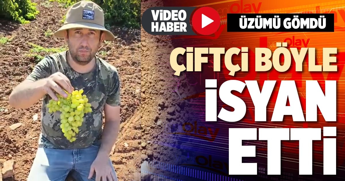 ÇİFTÇİ BÖYLE İSYAN ETTİ