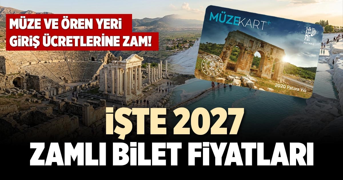 İŞTE 2027 ZAMLI BİLET FİYATLARI 