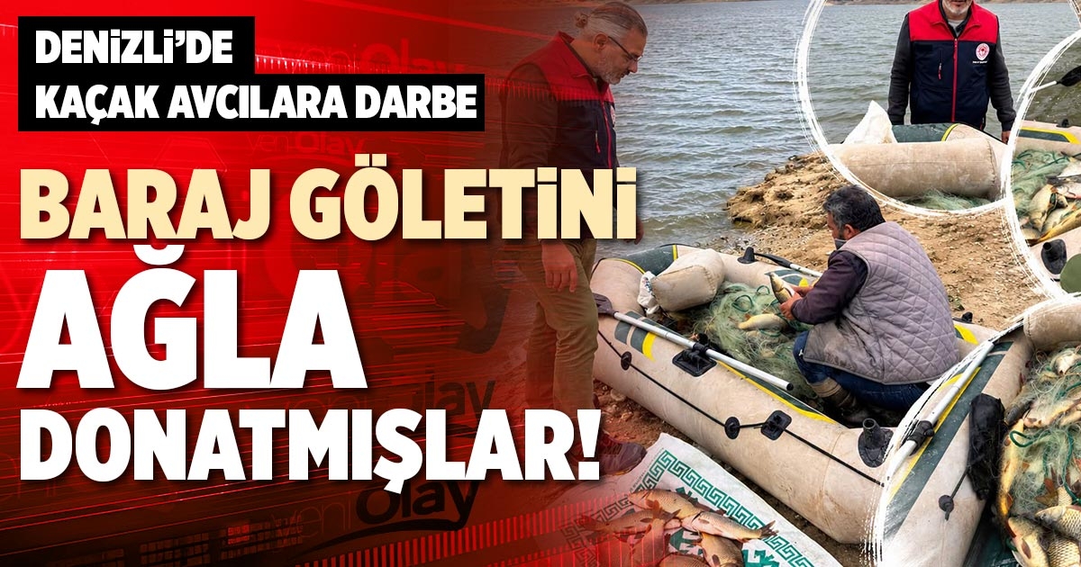 BARAJ GÖLETİNİ AĞLA DONATMIŞLAR!
