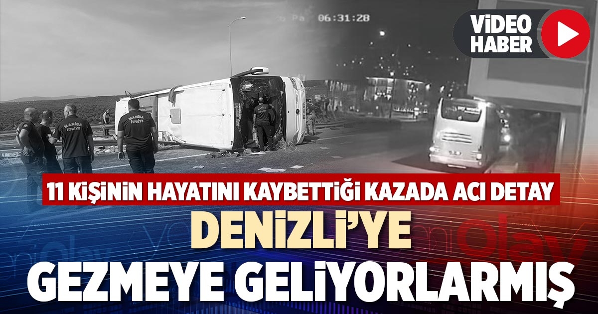 DENİZLİ'YE GEZMEYE GELİYORLARMIŞ