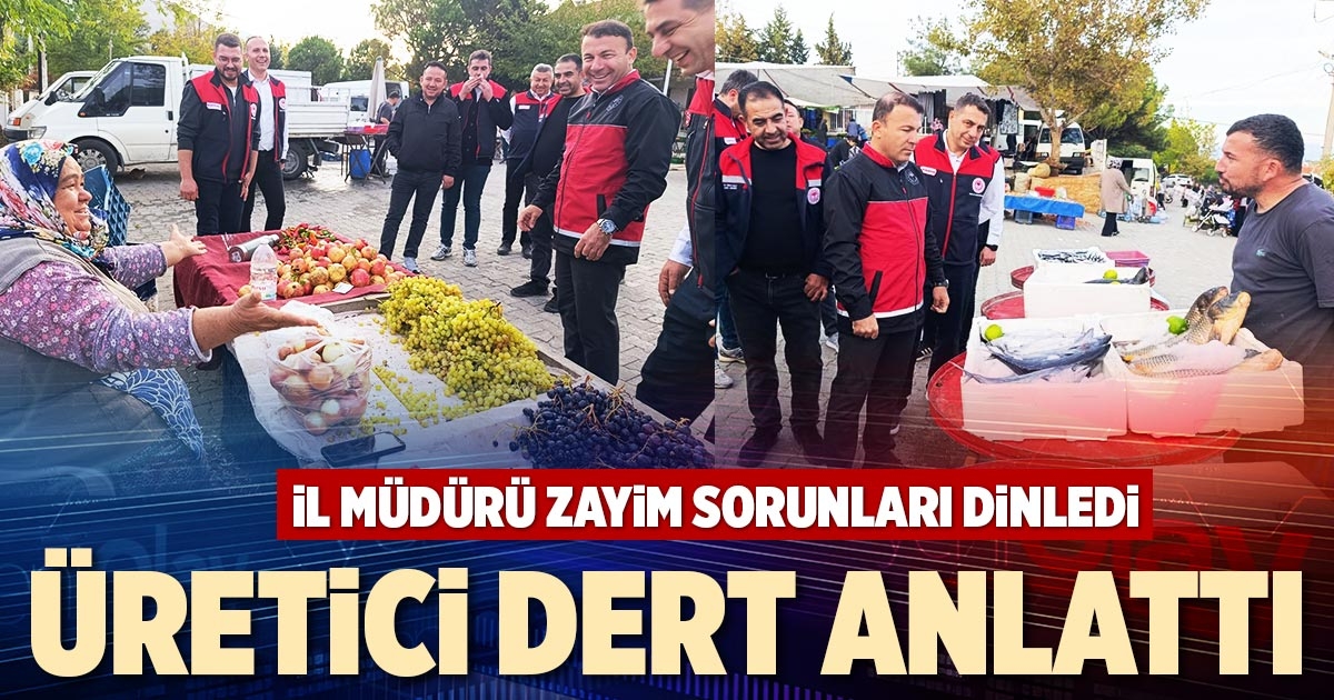 ÜRETİCİ DERT ANLATTI