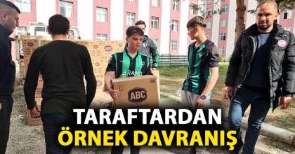 TARAFTARDAN ÖRNEK DAVRANIŞ
