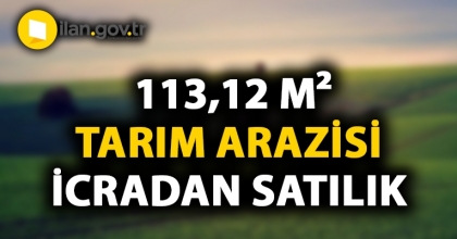 İzmir Kemalpaşa'da 113,12 m² tarım arazisi icradan satılıktır
