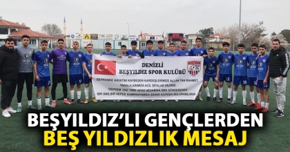 BEŞYILDIZ’LI GENÇLERDEN BEŞ YILDIZLIK MESAJ