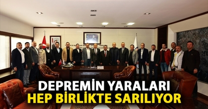 DEPREMİN YARALARI HEP BİRLİKTE SARILIYOR