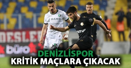 DENİZLİSPOR KRİTİK MAÇLARA ÇIKACAK