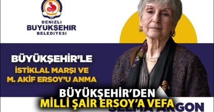BÜYÜKŞEHİR’DEN MİLLİ ŞAİR ERSOY’A VEFA