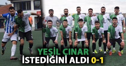 Yeşil Çınar istediğini aldı 0-1