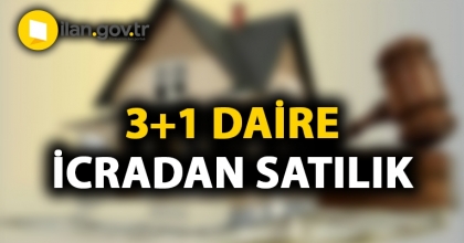 İzmir Karşıyaka'da 3+1 daire icradan satılıktır