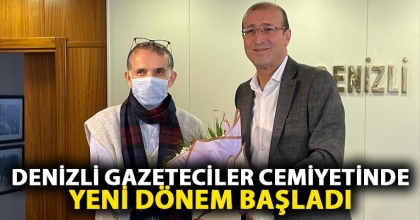 DENİZLİ GAZETECİLER CEMİYETİNDE YENİ DÖNEM BAŞLADI