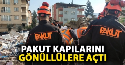 PAKUT KAPILARINI GÖNÜLLÜLERE AÇTI