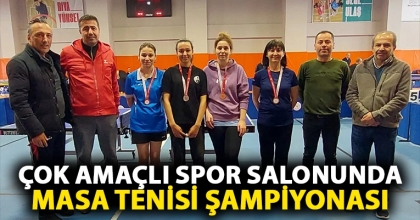 ÇOK AMAÇLI SPOR SALONUNDA MASA TENİSİ ŞAMPİYONASI