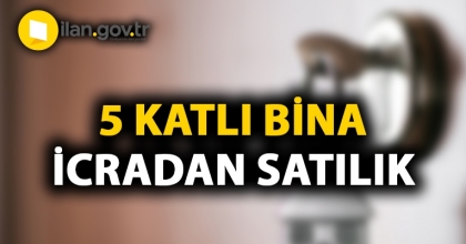 Kocaeli İzmit'te 5 katlı bina icradan satılıktır