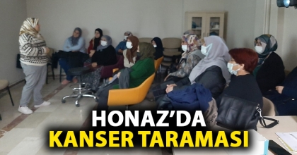 HONAZ’DA KANSER TARAMASI