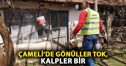 ÇAMELİ’DE GÖNÜLLER TOK, KALPLER BİR