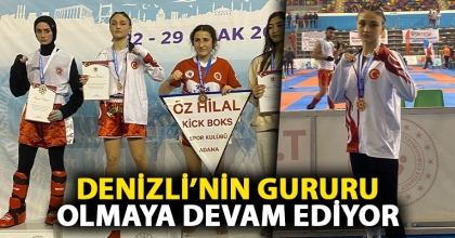 Denizli’nin gururu olmaya devam ediyor