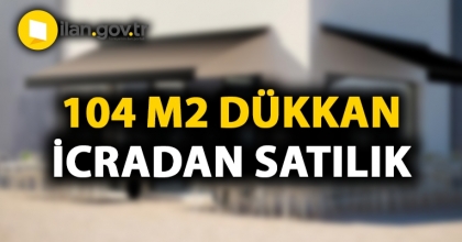 Manisa Yunusemre'de 104 m2 dükkan icradan satılıktır