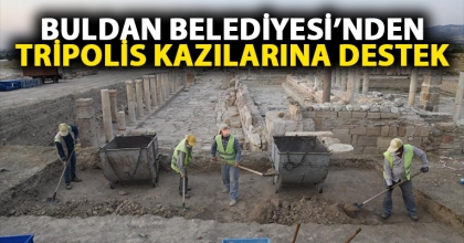 Buldan Belediyesi’nden Tripolis kazılarına destek