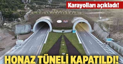Honaz Tüneli Trafiğe Kapatıldı!