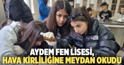 Aydem Fen Lisesi, Erasmus projesiyle hava kirliliğine meydan okudu