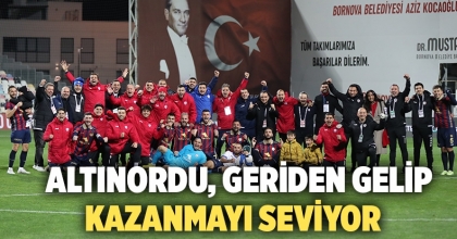 Altınordu, Geriden Gelip Kazanmayı Seviyor 