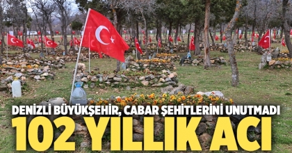 Denizli’de, Cabar şehitleri unutulmadı