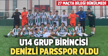 U14 Grup Birincisi Denizli Parsspor Oldu