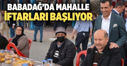Babadağ’da mahalle iftarları başlıyor