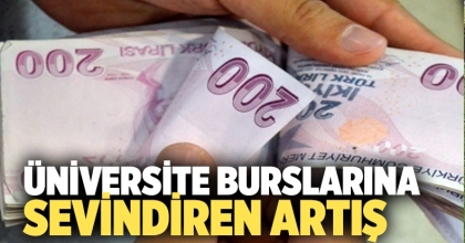 Üniversite burslarına sevindiren artış
