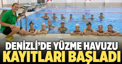 Denizli'de yüzme havuzu kayıtları başlıyor