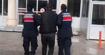 Jandarmayı görünce kaçmaya çalışsa da yakalandı