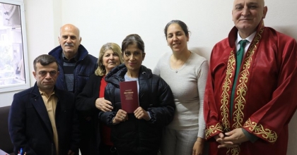 Depremzede çift Marmaris’te evlendi