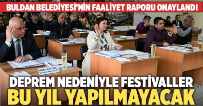 Buldan’da Deprem Nedeniyle Festivaller Bu Yıl Yapılmayacak