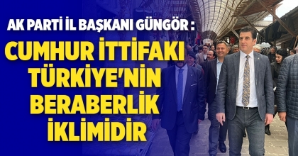 AK Parti İl Başkanı Güngör ve MHP İl Başkanı Yılmaz, Esnafı Ziyaret Etti