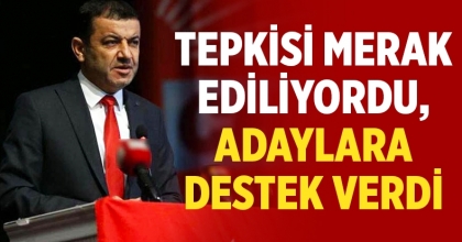 Tepkisi Merak Ediliyordu, Adaylara Destek Verdi