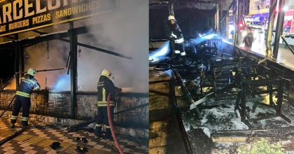 Ölüdeniz’de aynı kişiye ait iki ayrı işyeri aynı anda kundaklandı