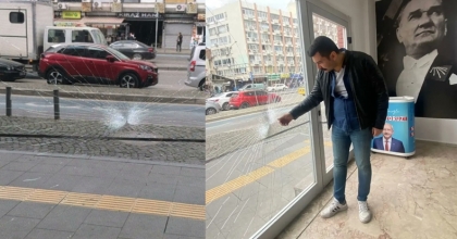 İzmir’de CHP’nin Seçim Bürosuna Saldırı