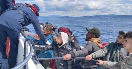 Aydın’da 25 düzensiz göçmen kurtarıldı  