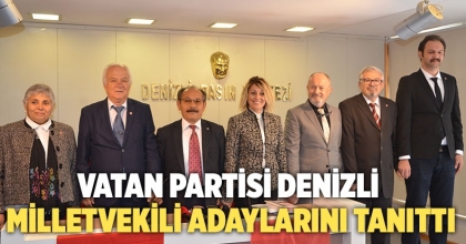 Vatan Partisi Denizli Milletvekili Adaylarını Tanıttı