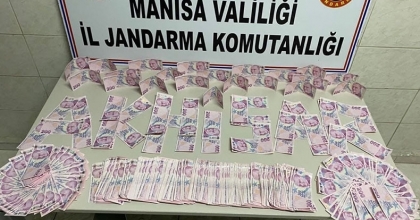 Manisa'da jandarmadan sahte banknot operasyonu  