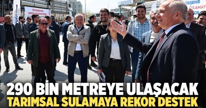Denizli Büyükşehir’den tarımsal sulamaya rekor destek