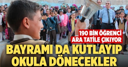 Denizli’de 190 bin öğrenci ara tatile çıkıyor