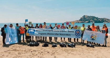 Ortaca Sarıgerme sahilinde çevre temizliği  