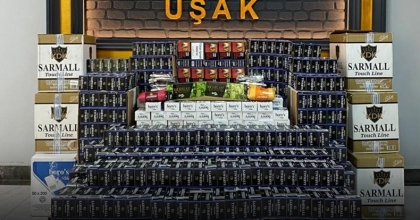 165 bin boş kaçak makaron ele geçirildi  