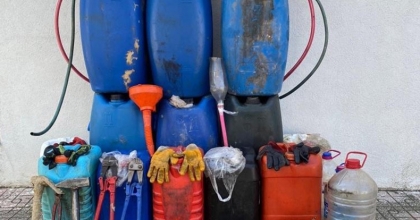 Mazot hırsızları jandarmadan kaçamadı